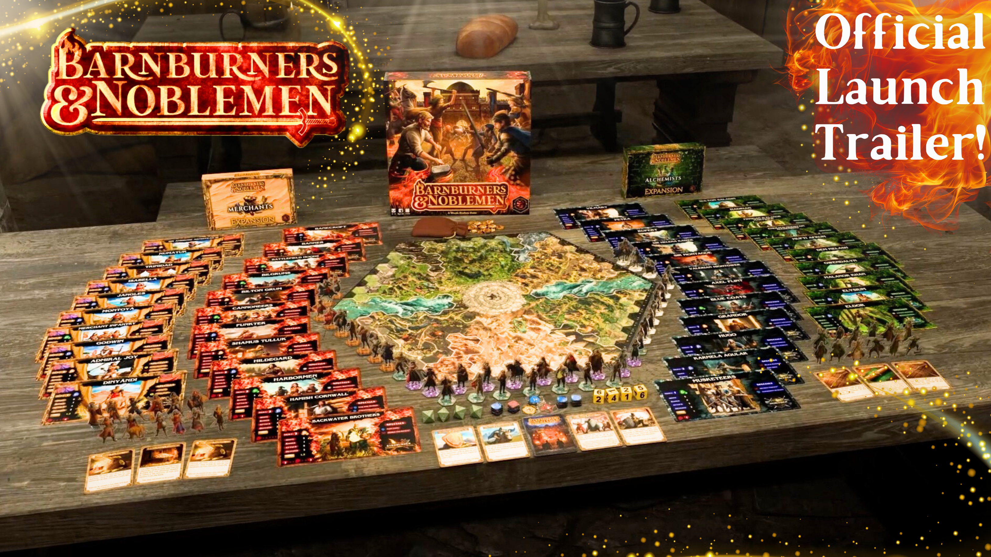 Load video: Video showing off Barnburners and Noblemen